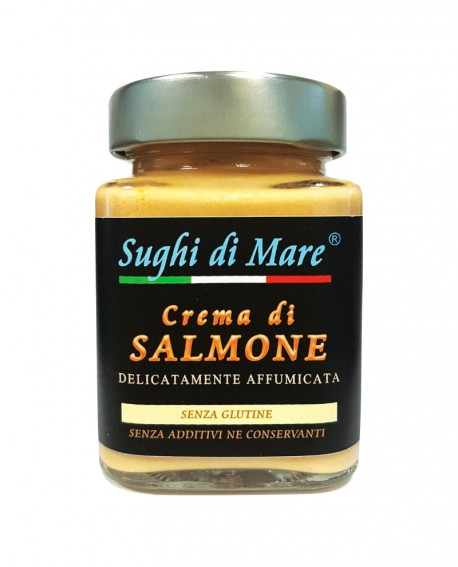 Crema di Salmone - vaso vetro 200g - scadenza 12 mesi - Salumi di Mare