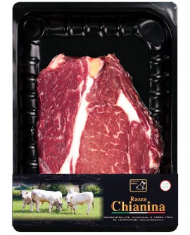 Scaloppina o Fracosta di Carne Chianina - n.1 pezzo 300g skin - Carne Certificata - Macelleria Co.Pro.Car. San Nicolo