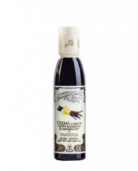 Crema Vaniglia - Glassa a base di Aceto Balsamico di Modena IGP - 150 ml - Giuseppe Giusti Modena dal 1605