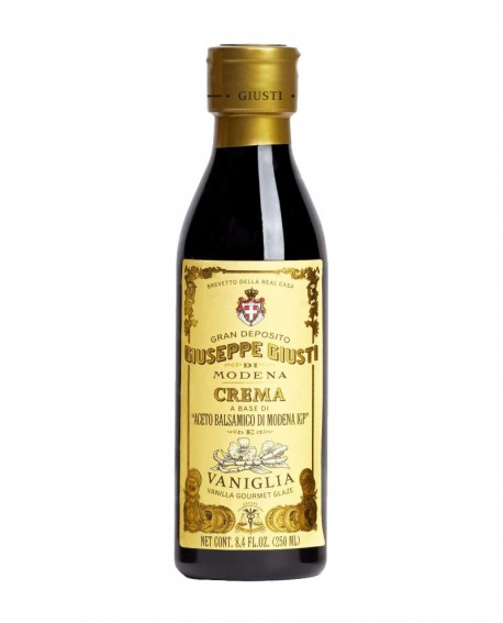 Crema Vaniglia - Glassa a base di Aceto Balsamico di Modena IGP - 250 ml - Giuseppe Giusti Modena dal 1605