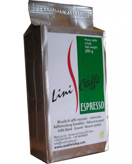 Caffè Espresso italiano macinato – 250 g – Lini Caffè
