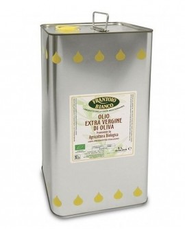 Biologico Olio extra vergine d'oliva - 100% Italiano -  latta 5 lt - Olio Frantoio Bianco