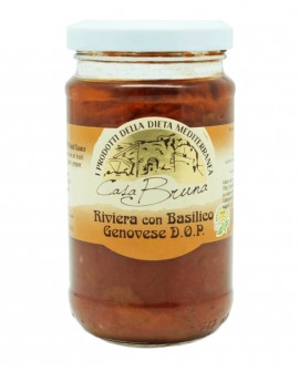 Salsa Riviera con Basilico Genovese Dop - barattolo 950g - Casa Bruna