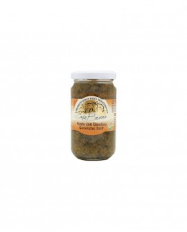 Pesto con basilico genovese Dop in olio extra vergine d'oliva - barattolo 90g - Casa Bruna