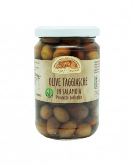 Olive taggiasche in salamoia BIOLOGICO - barattolo 190g - Casa Bruna