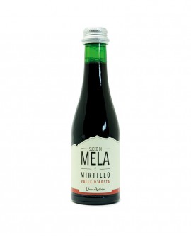 Succo di Mela e Mirtilli selvatici Bottiglia 200 ml - DouceVallée