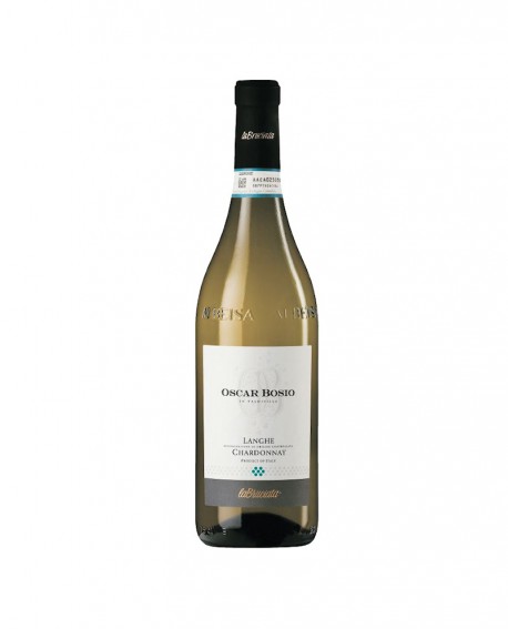 Langhe Chardonnay DOC - vino bianco l. 0,75 - Oscar Bosio La Bruciata