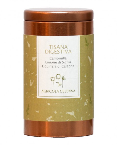 TISANA DIGESTIVA in fiori - barattolo 40g - Tisane Agricola Celenna