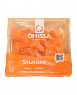 Poke di Salmone - crudo in ATM - vaschetta 160g - monoporzione piatto pronto - OHISSA Fratelli Manno