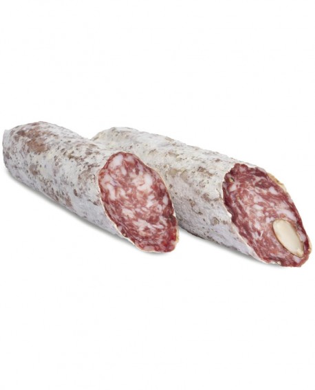 Salametto alle Mandorle artigianale siciliano - 700g - stagionatura 45gg - Morselli Salumi di Sicilia dal 1984