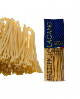 Bucatini artigianali - 500g - cartone nr.20 pezzi-pasta di semola di grano duro italiano trafilata al bronzo - Pastificio LAGANO