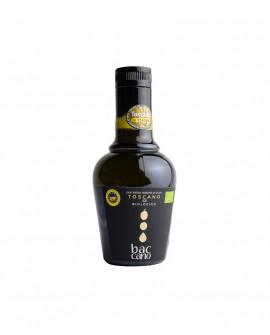 Olio extravergine di oliva BACCANO Bio IGP Toscano - 250ml - cartone con 6pz - Soc. Agricola Podere Val D’Orcia