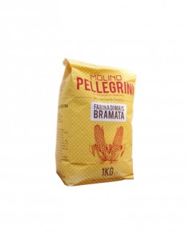 Farina di mais bramata - Linea Specialità - 1 kg - Molino Pellegrini