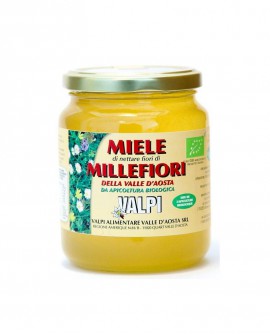 Miele millefiori della Valle d'Aosta biologico 500 g - Valpi