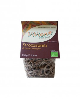 Strozzapreti grano saraceno ViVien Pro Salus - Pasta corta integrale biologica - Sacchetto da 250g - Pastificio Marcozzi