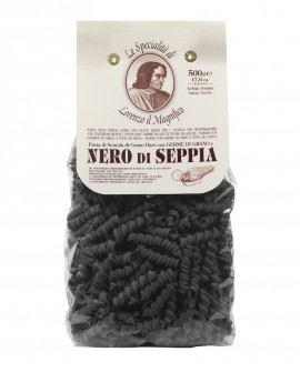 Nero Di Seppia Ricci Germe di Grano Lorenzo il Magnifico 500 gr Pasta Aromatizzata - Antico Pastificio Morelli
