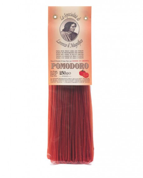 Pomodoro Tagliolini Germe di Grano Lorenzo il Magnifico 250 gr - Pasta Aromatizzata Antico Pastificio Morelli