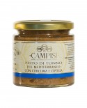 Pesto di Tonno del Mediterraneo con Curcuma e Cipolla - vaso vetro 210g - Campisi