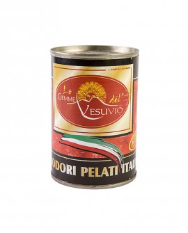 Pomodori pelati - Banda stagnata smaltata da 400 gr - minimo 72 cartone x24 - Le Gemme del Vesuvio