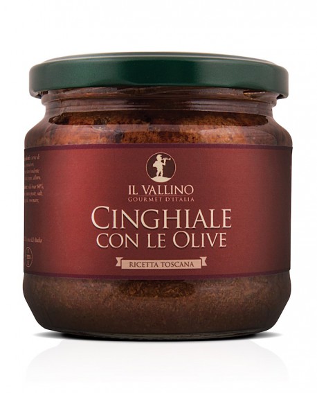 Cinghiale con le Olive 330 g - Il Vallino