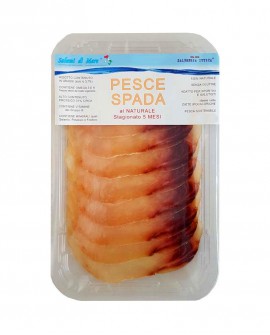 Affettato Pesce Spada al naturale - skin 50g - scadenza 33gg - Salumi di Mare
