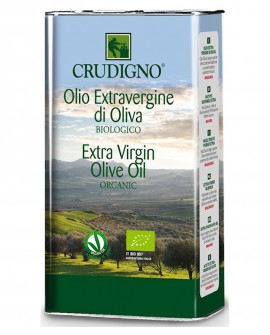 Scatola n.1 latta di Olio Extravergine d'oliva Bio Italiano 5 Lt