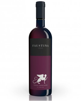 Rosso FAUSTINA - IGT Lazio Rosso - Cabernet Franc, Cabernet Sauvignon e Merlot - vino Biologico 0,75 lt -Cantina Villa C