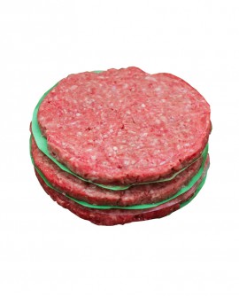 Hamburger da 125g cadauno Fassona Piemontese - bovino carne fresca - porzionato 1Kg - Macelleria GranCollina